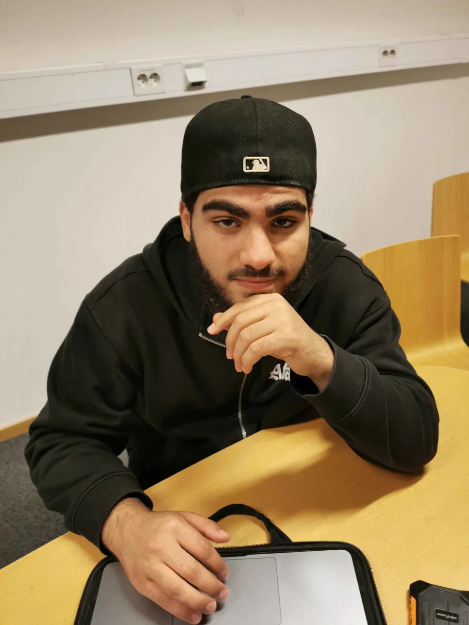 Porträtt av Abed, webbdesigner